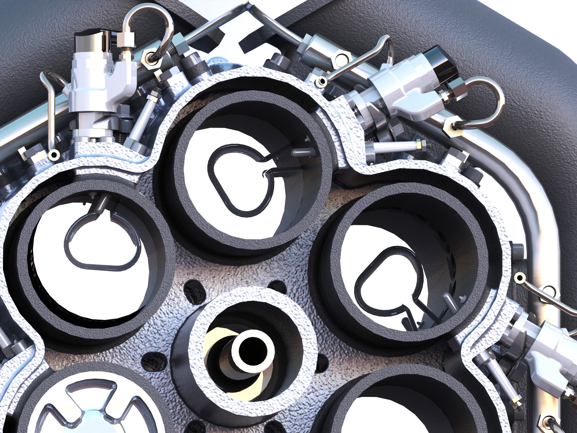 二冲程斜盘增压柴油机